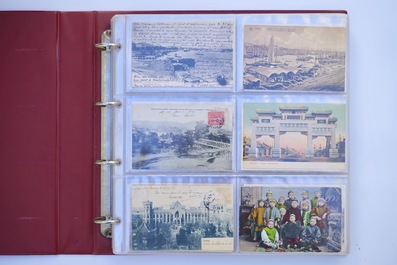 Een album met Chinese postkaarten, 19/20e eeuw